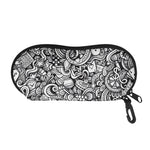 Cartoon Casino Card Pattern Print Glasses Case