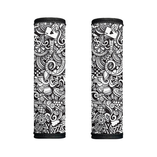 Cartoon Casino Card Pattern Print Handle Covers