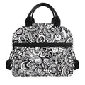 Cartoon Casino Card Pattern Print Insulated Lunch Bag