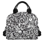 Cartoon Casino Card Pattern Print Insulated Lunch Bag