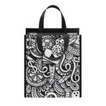 Cartoon Casino Card Pattern Print Insulated Lunch Tote