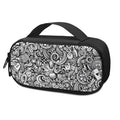 Cartoon Casino Card Pattern Print Portable Cooler Travel Case