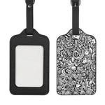 Cartoon Casino Card Pattern Print Luggage Tag