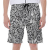 Cartoon Casino Card Pattern Print Men's Beach Shorts