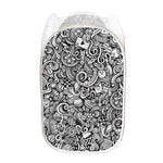 Cartoon Casino Card Pattern Print Mesh Laundry Hamper