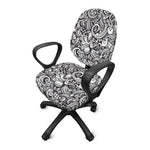 Cartoon Casino Card Pattern Print Office Chair Cover