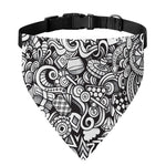 Cartoon Casino Card Pattern Print Over The Collar Dog Bandana