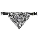 Cartoon Casino Card Pattern Print Over The Collar Dog Bandana