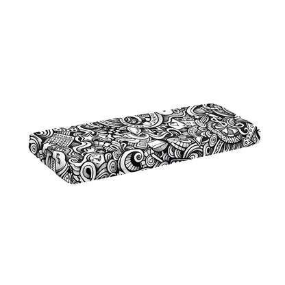 Cartoon Casino Card Pattern Print Piano Keyboard Cover