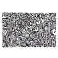 Cartoon Casino Card Pattern Print Placemat