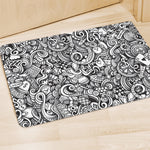 Cartoon Casino Card Pattern Print Polyester Doormat