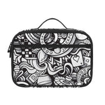 Cartoon Casino Card Pattern Print Portable Lunch Bag