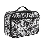 Cartoon Casino Card Pattern Print Portable Lunch Bag