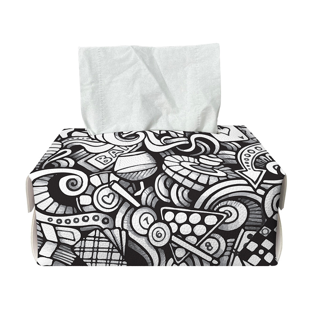 Cartoon Casino Card Pattern Print Rectangle Tissue Box Cover