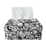 Cartoon Casino Card Pattern Print Rectangle Tissue Box Cover