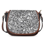 Cartoon Casino Card Pattern Print Saddle Bag