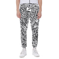 Cartoon Casino Card Pattern Print Joggers
