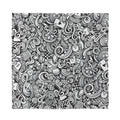 Cartoon Casino Card Pattern Print Silk Bandana