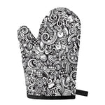 Cartoon Casino Card Pattern Print Single Oven Mitt