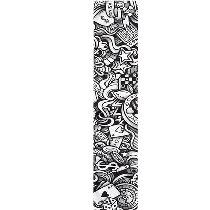 Cartoon Casino Card Pattern Print Table Runner