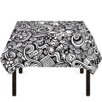 Cartoon Casino Card Pattern Print Tablecloth