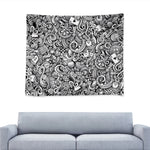 Cartoon Casino Card Pattern Print Tapestry