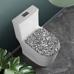 Cartoon Casino Card Pattern Print Toilet Lid Cover