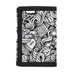 Cartoon Casino Card Pattern Print Trifold Wallet