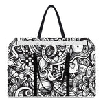 Cartoon Casino Card Pattern Print Utility Tote Bag