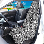Cartoon Casino Card Pattern Print Waterproof Car Seat Cover
