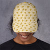 Cartoon Cheese Pattern Print Baseball Cap