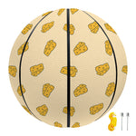 Cartoon Cheese Pattern Print Basketball