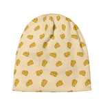 Cartoon Cheese Pattern Print Beanie