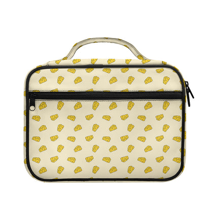 Cartoon Cheese Pattern Print Briefcase Bible Bag