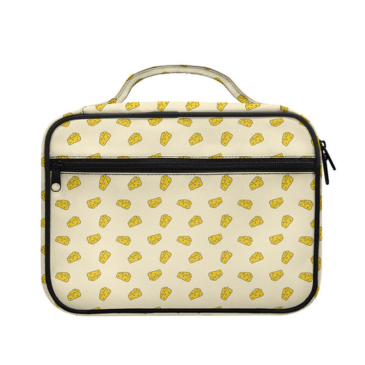 Cartoon Cheese Pattern Print Briefcase Bible Bag