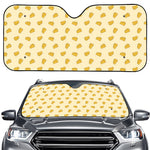 Cartoon Cheese Pattern Print Car Windshield Sun Shade