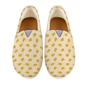 Cartoon Cheese Pattern Print Casual Shoes