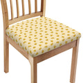 Cartoon Cheese Pattern Print Chair Cushion Cover