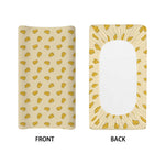Cartoon Cheese Pattern Print Changing Pad Cover