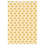 Cartoon Cheese Pattern Print Curtain