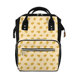 Cartoon Cheese Pattern Print Diaper Bag