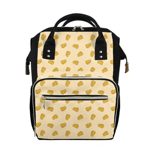 Cartoon Cheese Pattern Print Diaper Bag