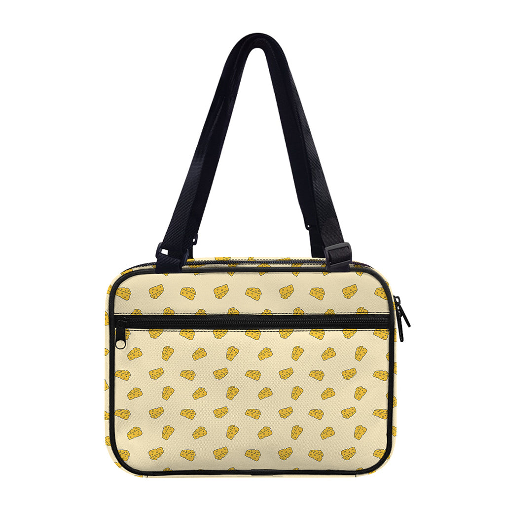 Cartoon Cheese Pattern Print Double Strap Bible Bag