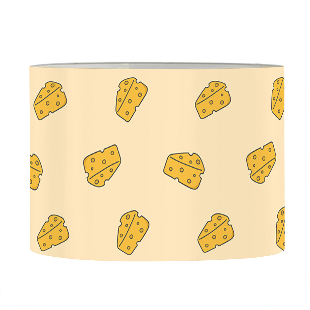 Cartoon Cheese Pattern Print Drum Lamp Shade