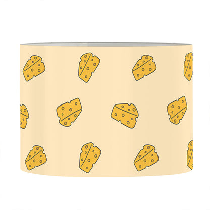 Cartoon Cheese Pattern Print Drum Lamp Shade