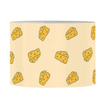 Cartoon Cheese Pattern Print Drum Lamp Shade