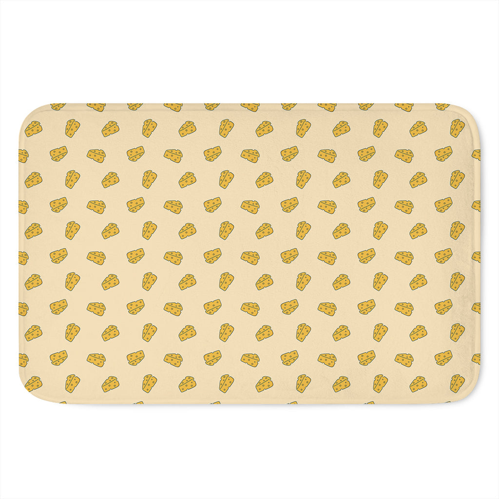 Cartoon Cheese Pattern Print Indoor Door Mat