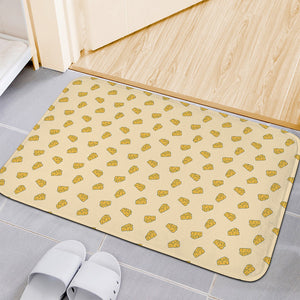 Cartoon Cheese Pattern Print Indoor Door Mat