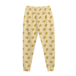 Cartoon Cheese Pattern Print Jogger Pants