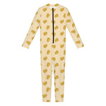 Cartoon Cheese Pattern Print Jumpsuit